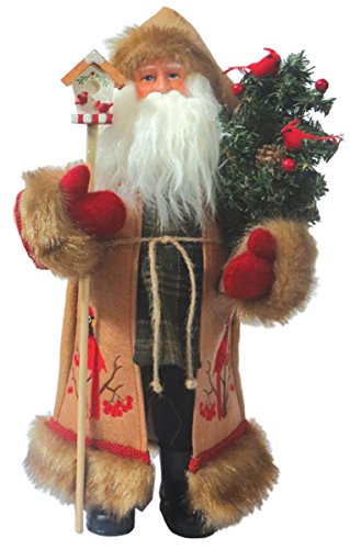 Santa’s Workshop 8130 Cardinal Claus Figurine, 15″