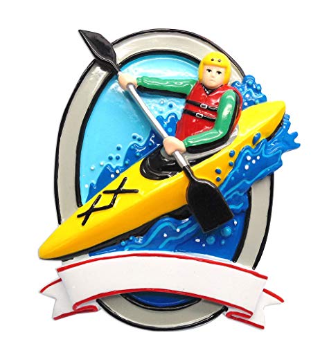 Polar X Kayak Personalized Christmas Ornament