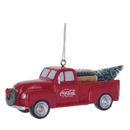 Kurt Adler Coca Cola Truck Ornament 1.3 Inches Tall