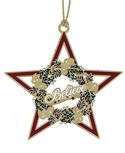 Beacon Design CheMart Star Believe Wreath Ornament