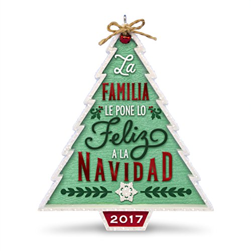Hallmark Keepsake 2017 Nuestra Familia…Nuestra Navidad Dated Christmas Ornament