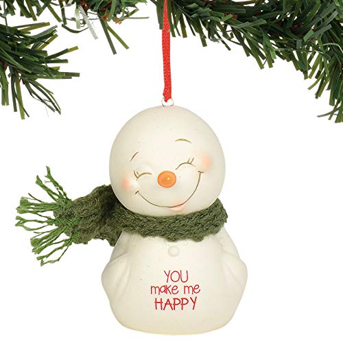 Department 56 Snowpinions You Make Me Happy Hanging Ornament, 2.75″, Multicolor