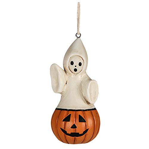 Bethany Lowe Ghost in Pumpkin Jack Halloween Party Retro Vintage Decor Ornament