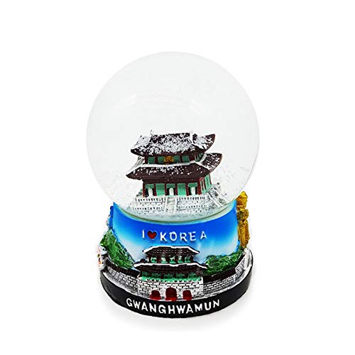 Crystal Design Gyeongbokgung Palace Snow Globe Medium Size Globes Seoul Korea Snowglobe Miniature Snowglobes