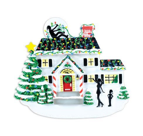 Griswald House with Lights Personalized Tree Ornament