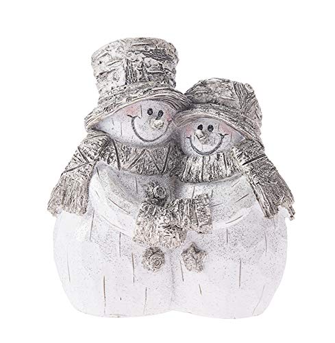 Ganz Sparkle Snowmen Figurines Couple Home Accents