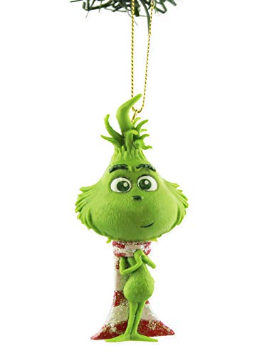 Dr Seuss The Grinch Who Stole Christmas Baby Grinch Kurt Adler Christmas Holiday Ornament with Gift Box (One Size, Baby Grinch)
