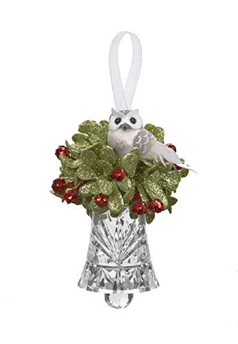 Ganz Teeny Mistletoe Owl Acrylic Bell