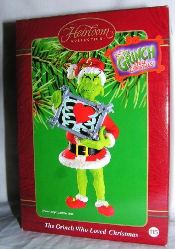 2000 Carlton Heirloom The Grinch Who Loved Christmas Ornament