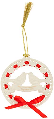 Lenox 2018 Our 1st Christmas Together (Doves) Ornament