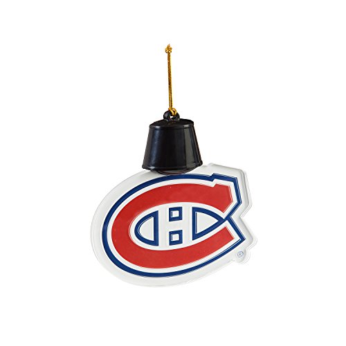 Team Sports America Montreal Canadiens Radiant Lit Acrylic Team Icon Ornament