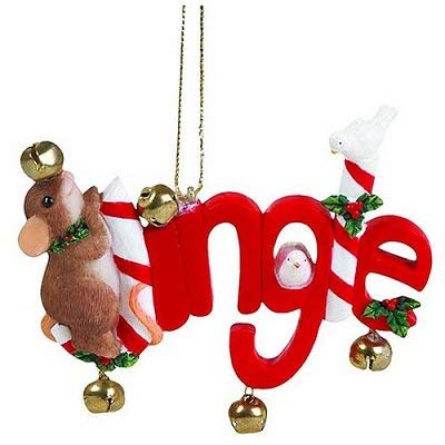 Fitz and Floyd Charming Tails Ornament – Holiday Jingle