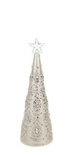 Ganz Light Up Elegant Jewelled Glass Christmas Tree Home Decor Small