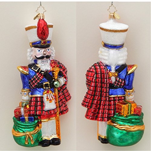 Christopher Radko – Blown Glass Ornament – Scottish Nutcracker