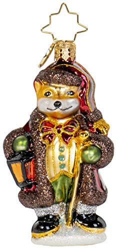 Christopher Radko an Old Fox Tail Gem Collection Christmas Ornament
