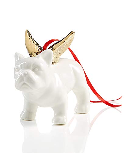Holiday Lane White Winged Bulldog Ornament