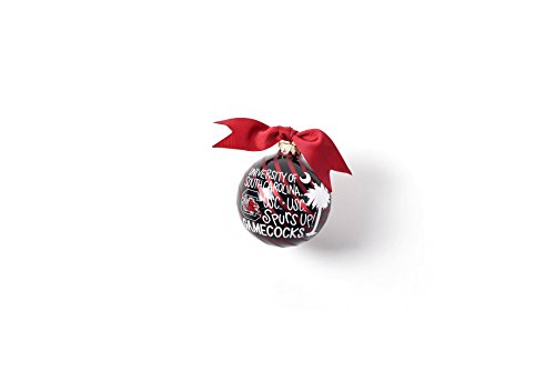 Coton Colors 100 MM South Carolina Word Collage Glass Ornament