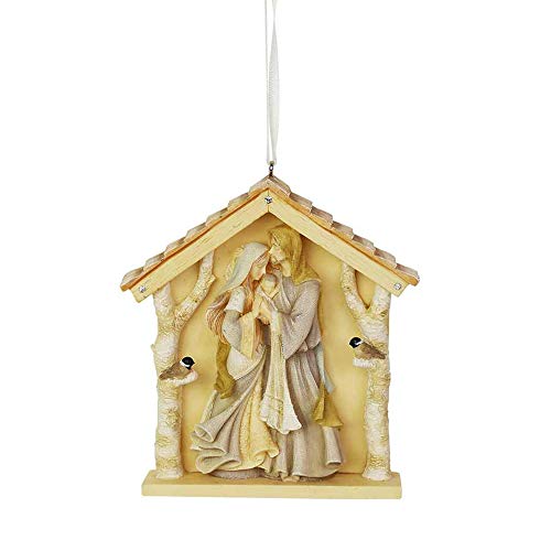 Heart of Christmas Hanging Ornament with S-Hook (Natures Nativity, 6003911)