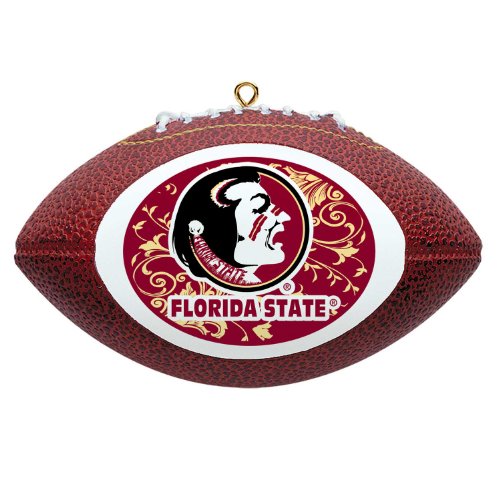 NCAA Florida State Seminoles Mini Replica Football Ornament