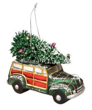 Bethany Lowe Christmas Vacation Car Glass Ornament