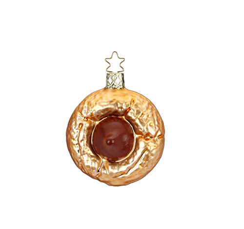 Inge-Glas Kiss Cookie 10203S018 German Glass Christmas Ornament