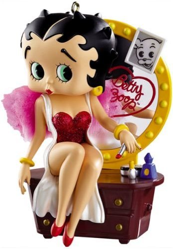 Carlton Cards Heirloom Betty Boop Dresser Christmas Ornament with Sound