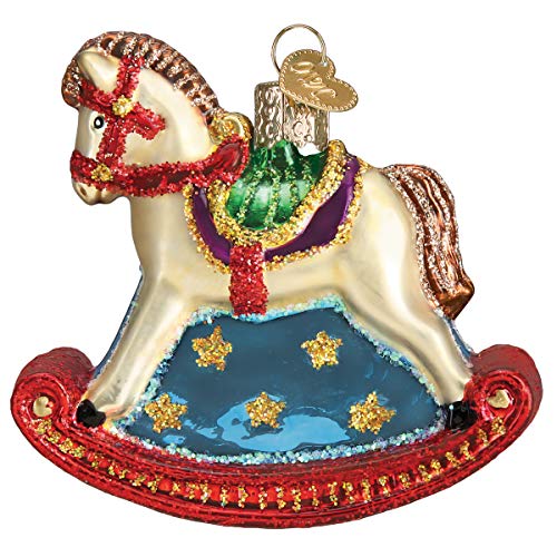 Old World Christmas Hanging Tree Ornament, Rocking Horse