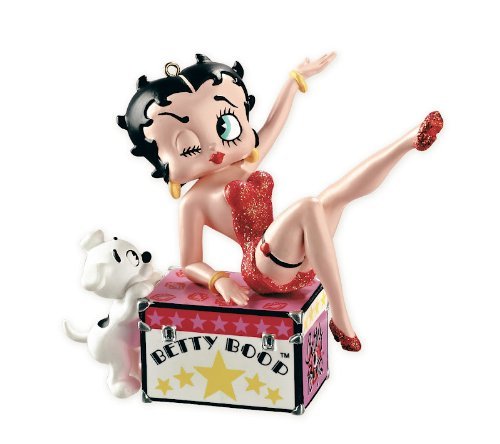 Carlton Heirloom Heirloom Magic Ornament 2012 Betty Boop on Trunk – #CXOR050B