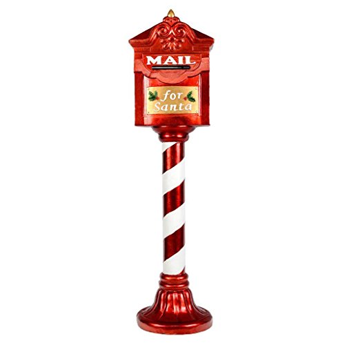 Vickerman 519783-36in Mail For Santa Candy Cane Sign (JR172234) Christmas Figurine Ornament