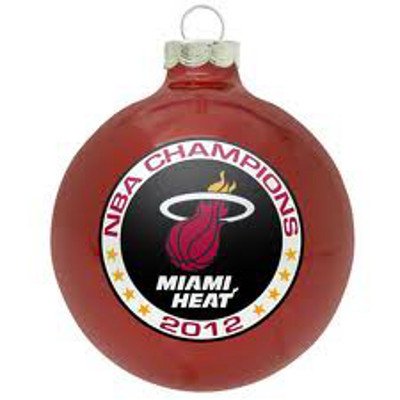 Topperscot Miami Heat 2012 NBA Finals Championship Small 2-5/8″ Ornament