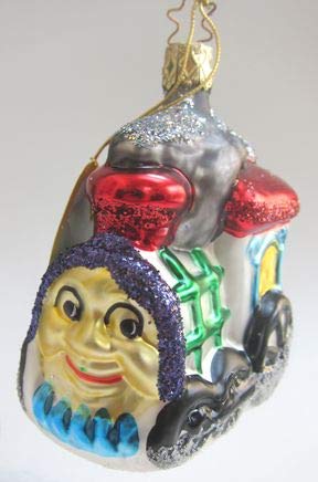 I Think I Can. Retired 2003. The Little Engine That Could by Inge-Glas German Glass Christmas Ornament