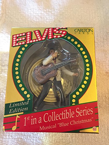 Elvis Presley (Limited Edition) 1st in a Collectible Series, Musical Blue Christmas