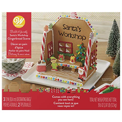 Wilton Build-it-Yourself Gingerbread Scene Decorating Kit