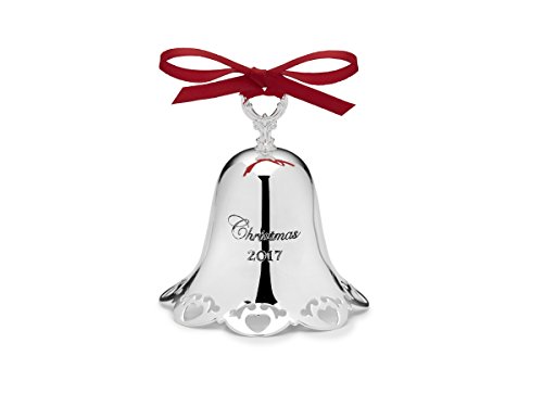 Towle 2017 Silver Plated Pierced Bell Ornament, 38th Edition