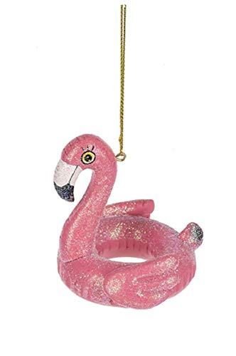Ganz Animal Shaped Pool Floatie Resin Ornament Flamingo