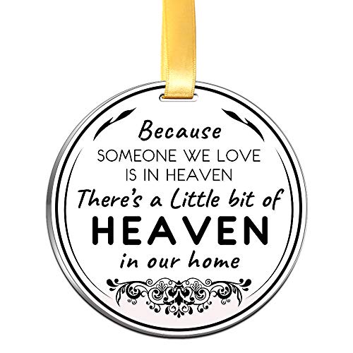 Elegant Chef Memorial Ornament Christmas Keepsake- Because Someone We Love is in Heaven- Remembrance Sympathy Gift