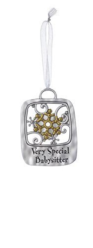 Very Special Babysitter Pewter Ornament