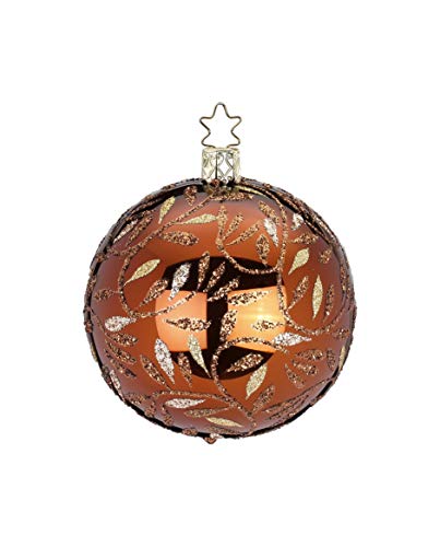 Inge-Glas Ball Delights 6cm Hazelnut Shiny 20926T006 German Glass Ornament