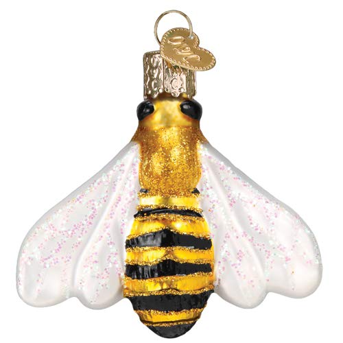 Old World Christmas Honey Bee Glass Blown Ornament