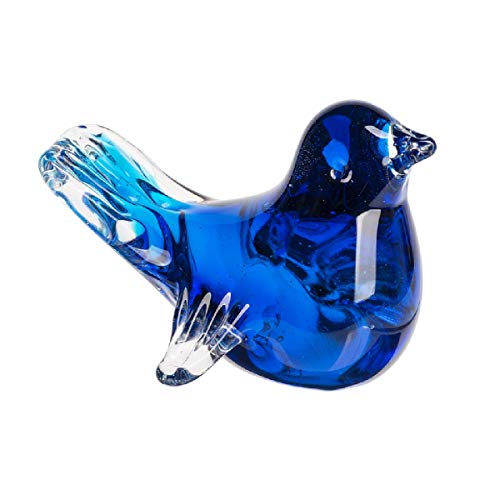 Ganz Bluebirds of Happiness Glass Figurine