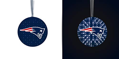 Team Sports America New England Patriots Stargazing Team Logo Matching Ornaments 2-Piece Set