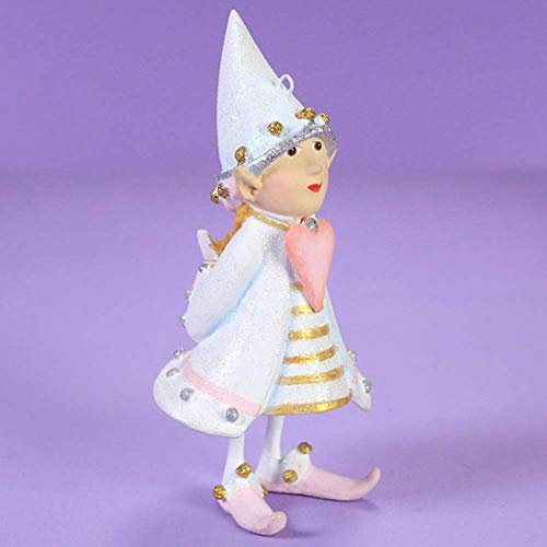 Patience Brewster Moonbeam Cupid’s Heart Elf Figural Ornament # 31253