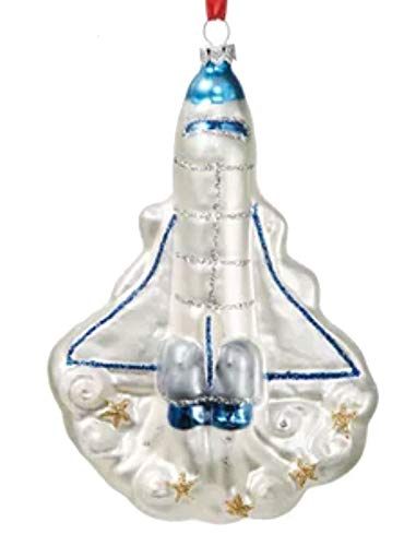 Holiday Lane Spaced Out Space Ship Rocket Space Shuttle Ornament