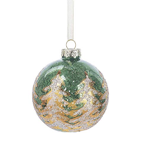 MIDWEST-CBK Ganz Trees on Ball Ornament