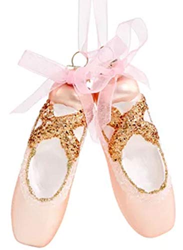 Holiday Lane Ballet Ballerina Shoes Slippers Ornament