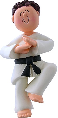 Personalized Christmas Ornament SPORTS KARATE: MALE