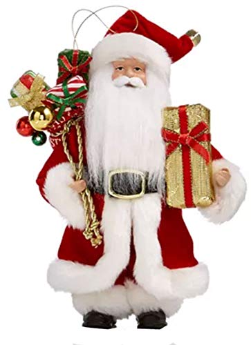 Holiday Lane Santa with Gift Ornament