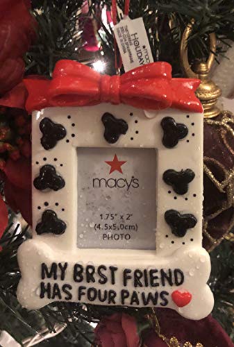 Holiday Lane I Love My Dog Picture Frame Ornament