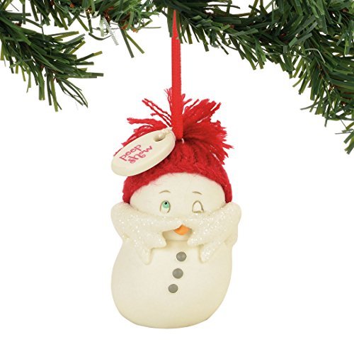 Department 56 Snowpinions Peep Show Snowman Hanging Ornament, 3 Inch, Multicolor