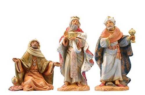 Fontanini by Roman Kings Nativity Set, 3-Piece, 5-Inch Each (Renewed)